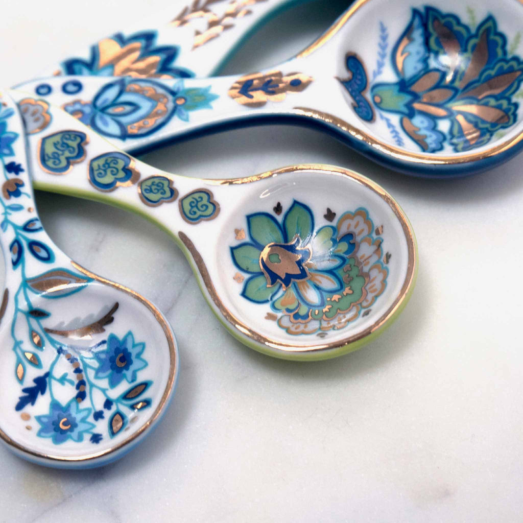 Mary DiSomma's Ceramic Spoons Gift Set: Closeup View